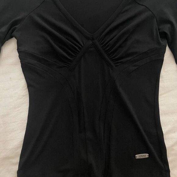 Vintage Versace Long Sleeve Black - Picture 2 of 4